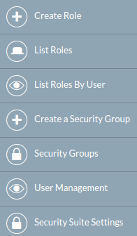 Roles sidebar