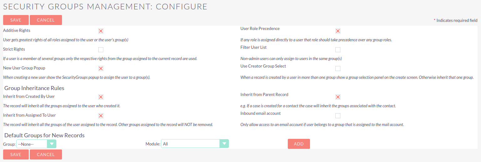 SecurityGroupsConfigure