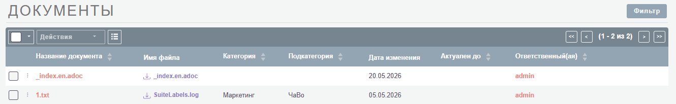 Документы